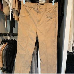 Tan Cropped Pants